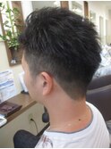 刈り上げネープレス×ショートオールバック