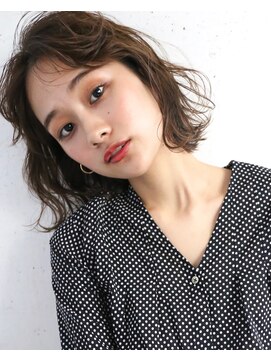 オーサム(AWESOME) 《AWESOME》ハイライトダークブラウン ◎ ニュアンスボブ