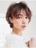 ふんわりひし形無造作カールショート【平塚】