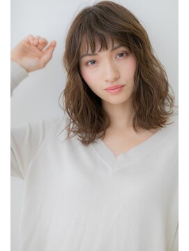 カバーヘア ブリス 上尾西口店(COVER HAIR bliss) セミウェットでグラマラス無造作小顔セミディZ上尾20代30代40代