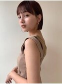 ワイドバングとパツットボブ