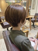 ヴァンクシー バイ ルナ(VANKCY by Luna) ショートボブ 大人かわいいヘア ボブ フェザーバング 小顔 丸み