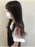 【熊谷】インナーカラー×ピンク