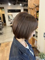 ディッシュ 五反田(dish) 五反田美容室☆美艶髪ショート/透明感ベージュ
