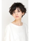 赤み消しオリーブ×ショート××ウザバング
