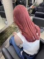 ペレ 栄店(PELE) ウルフ/マチルダボブ/ピンクベージュ/インナーグレージュ/栄