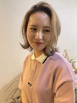 ヘアアンドスペース ベロン(hair&space velon) 外ハネボブ