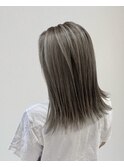 グレージュくびれ_切りっぱなし◯ダブルカラー_柳田佑樹