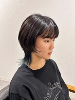 ノア(noah.)&nbsp;深い青の襟足がグッと完成度が上がるショートウルフ