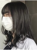 毛先ワンカール/レイヤーカット/
