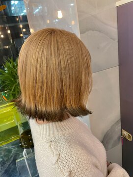 リガナッツ 池袋店(Riganuts) エンドカラー/外ハネボブ