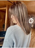 うるちゅる髪に髪質改善される髪質改善×似合わせカラー/元住吉