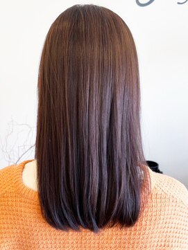 レポヘアー(Repos hair) 20代30代40代大人可愛い髪質改善カラーショコラブラウン透明感