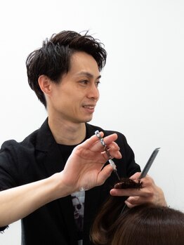 ヘアーデザインスペース リプル(hair design space Ripple)の写真/全スタッフが全国でも希少なダブルライセンス持ち★再現性の高いカットだから朝のセットも簡単に♪