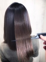 リンクミリ(Link mili)&nbsp;前髪/イメチェン/小顔カット/ネビージュ/ワンレン/黒髪/ボブルフ