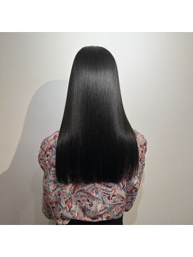 アンクル(ancre) 艶髪ストレート×ロング×黒髪×髪質改善【広島】【横川】