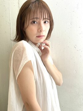 スープ 柏(Soup'e) 【Soup'e 高橋啓】シースルーボブ