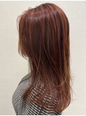 ハイライト オレンジブラウン