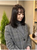 顔周りレイヤースタイル 銀座 20代/30代
