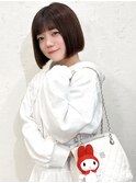 新宿ガーリーさらつやストレートボブまろみブラウン