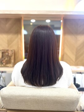 イルミナカラーでピンクブラウンカラー