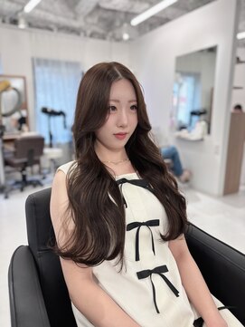 ハピネス 梅田茶屋町店(HAPPINESS) ヘーゼルベージュ 韓国風巻き くすみベージュ マロンベージュ