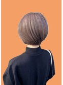 lavender beige × short cut