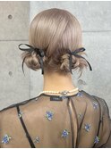 タイトツインヘアセット