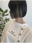 ショートボブ×ブリーチを使ったインナーカラー☆ショート/ボブ