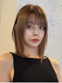 ミディアムボブレイヤーボブ大人ボブパツっとボブラインボブ