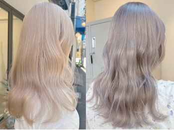 フラム 渋谷(flamme)の写真/鮮やかで上品な色彩を叶える信頼サロン！[ブリーチ/ダブルカラー/ケアブリーチ/学割]