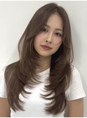 ハイライトカラー海外レイヤーカットケアブリーチダブルカラー