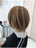 白髪ぼかしハイライトボブ★