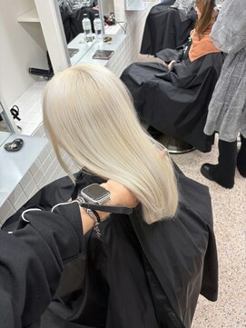 ペレ アネックス 大阪梅田茶屋町店(PELE ANNEX) 着物ヘア/ダークアッシュ/ミディアムレイヤーカット/梅田