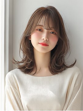 コトンアトリエ 人形町(COTON atelier) ミルクティーブロンド/ダークブルー/デジタルパーマ/人形町