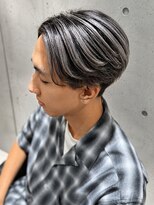 ユイマァルスロウ 岡山(YUIMARLSLOW) 岡山メンズサロン20代30代ブリーチバレイヤージュデザインカラー