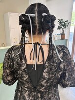 キートス 高知店(kiitos)&nbsp;お洋服に合う参列個性ツインアレンジ
