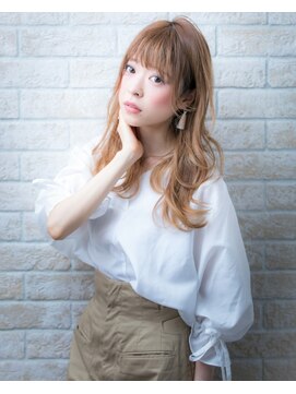 ヘアーアートシフォン 池袋西口店(Hair art chiffon) グラデーションカラーひし形シルエットマーメイドアッシュ無造作