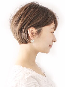 ロビー 表参道(ROBBY) 前下がり大人ショートボブ/アッシュベージュ/30代40代