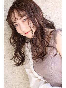 アンバースデー(UNBIRTHDAY) シースルーバング/オリーブグレージュ【HIYORI】