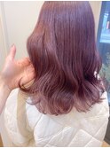 【VIVO】西屋綾香 ラベンダーピンク 韓国カラー ブリーチあり