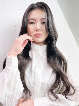 アイティー バイ アルバム 中野店(IT by ALBUM) くびれヘア_外ハネボブセクションカラーペールベージュ_39010