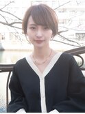 ひし形ショート/20代/30代/40代/大人美人ショート/髪質改善