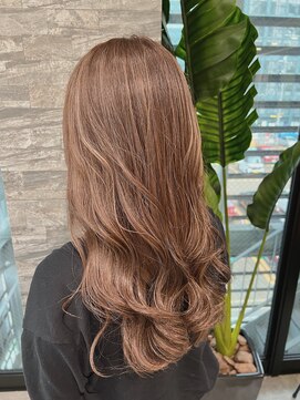 テラスヘア 新潟駅南(TERRACE hair) 【艶髪】最新プレミアムイルミナカラーサンドベージュ