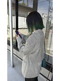グラデーションカラーオリーブグリーン