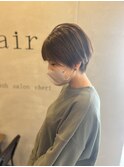 大人可愛い小顔モテ髪＊束感くせ毛ショート