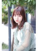 外はねミディアムスタイル