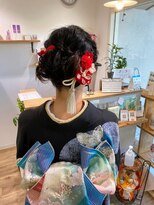 レイン(Rain)&nbsp;振袖＆編み込みスタイル