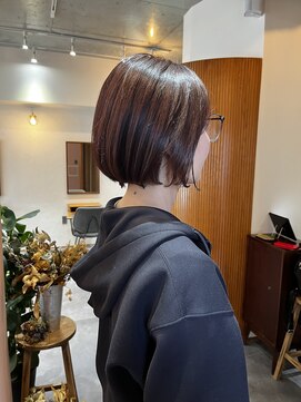 トワ(toi) ショートボブ×pinkカラー【横浜/横浜駅】