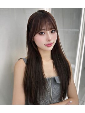 コア 銀座(COA) 小顔レイヤー 前髪顔周り 髪質改善縮毛